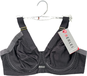 BERLEI Black Ultimate Support Underwire Sports Bra UK 32B