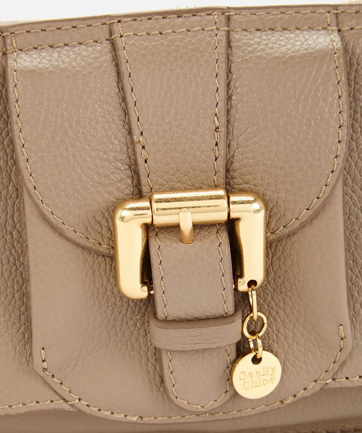See by Chloé Brown Lesly Shoulder Bag - Motty Grey One Size