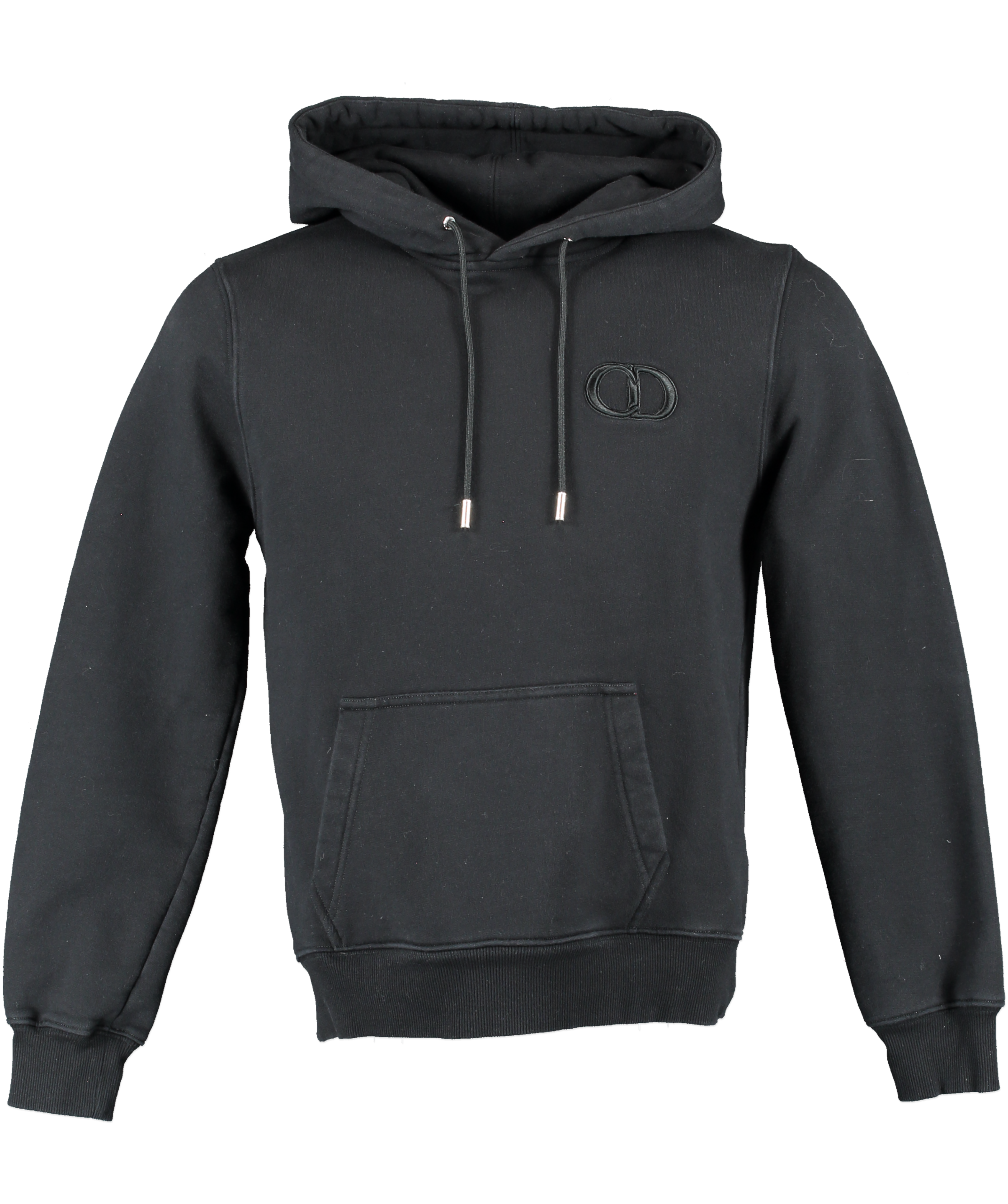 Christian Dior Black Cd Icon' Hooded Sweatshirt UK M
