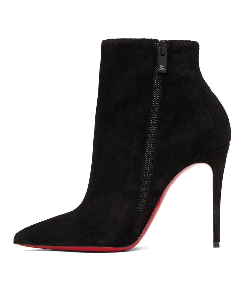 Christian Louboutin Black Suede So Kate 100 Boots UK 7 EU 40 👠