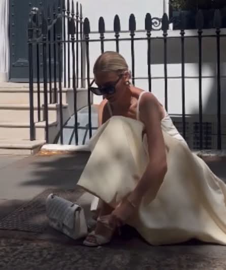 Khaite Cream Lynette Jersey And Faille Drop-waist Dress UK 6