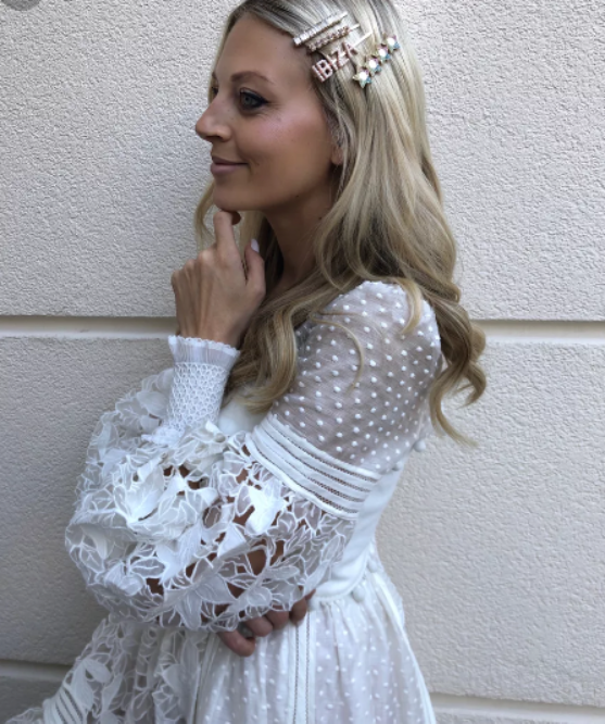 Zimmermann Cream Ivory Embellished Corsage Mini Dress UK 8