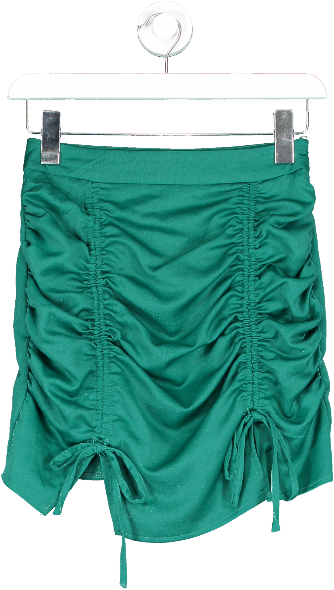 Superdown Green Xio Ruched Mini Skirt UK XS