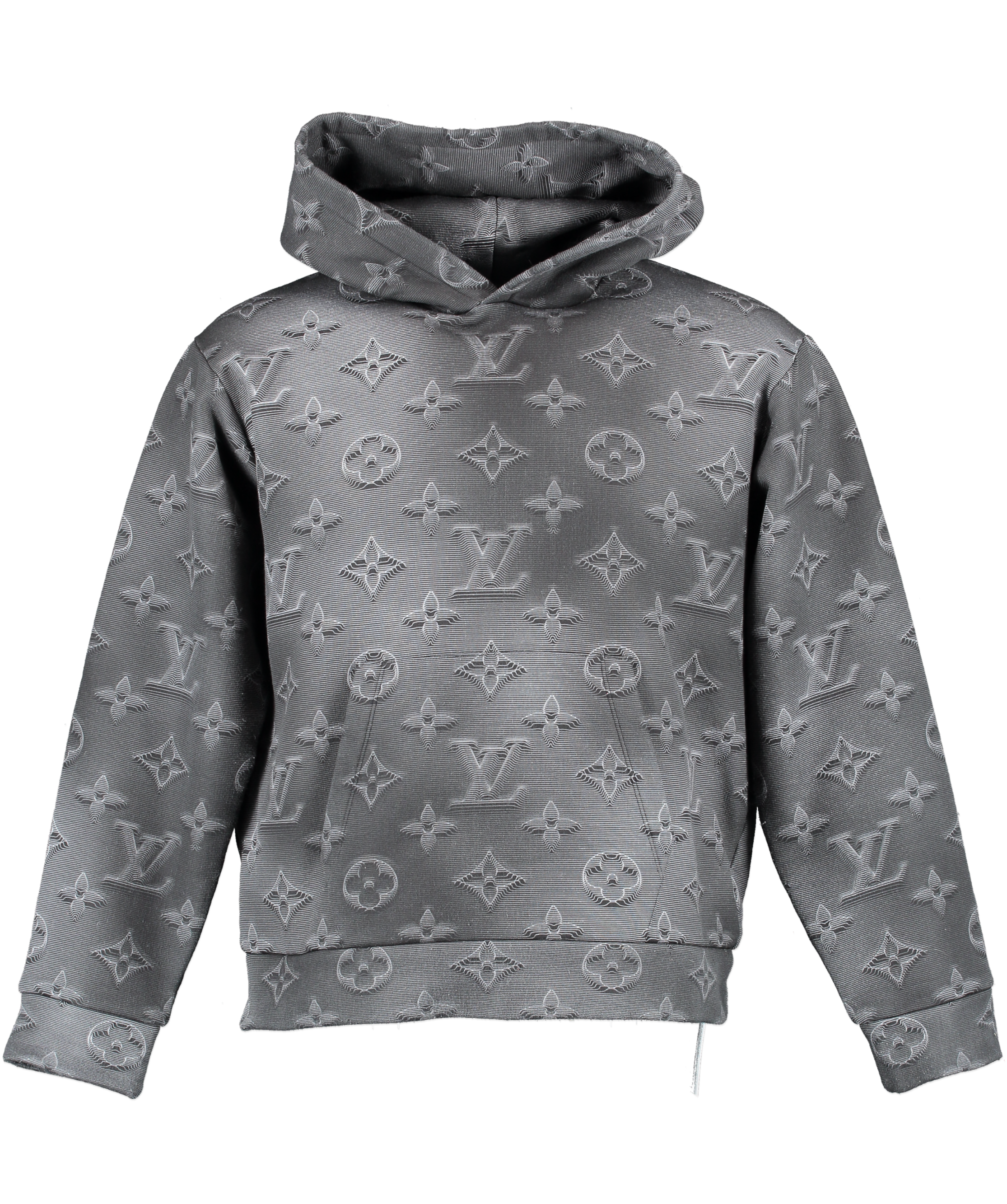Louis Vuitton Black '2054 Monogram' Hoodie UK M