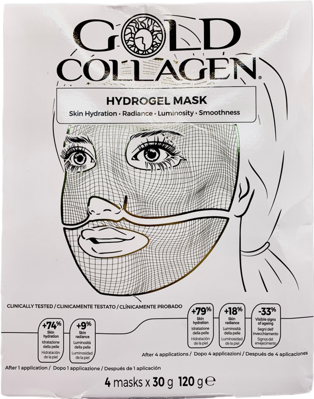 Gold Collagen Hydrogel Mask Set 4 masks x 30g