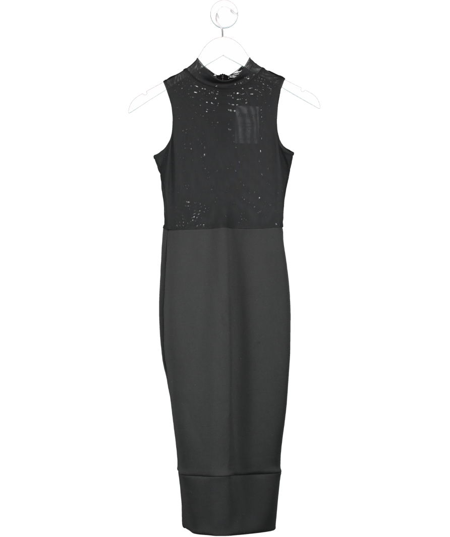ALMAU Black Mesh Top Dress UK 6